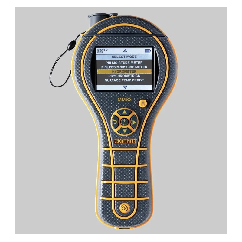 Protimeter Advanced Moisture Meter with LCD Display, Battery-Powered, Compact Data Logging MMS3- Basic BLD9800