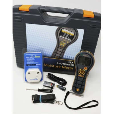 Protimeter Digital Hygrometer with Dew Point Function, Bluetooth Interface, 0-50°C, ±2 %RH Accuracy BLD7750