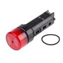 RS PRO Panel Mount Buzzer 12V DC, 80 dB Sound Level at 1m, IP40 Polycarbonate Housing IP40