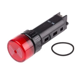 RS PRO Panel Mount Buzzer 12V DC, 80 dB Sound Level at 1m, IP40 Polycarbonate Housing IP40