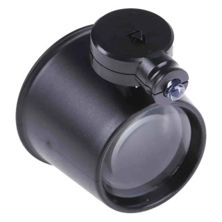 RS PRO Illuminated Eye Magnifier 4x Magnification with Adjustable LED Light 394-188