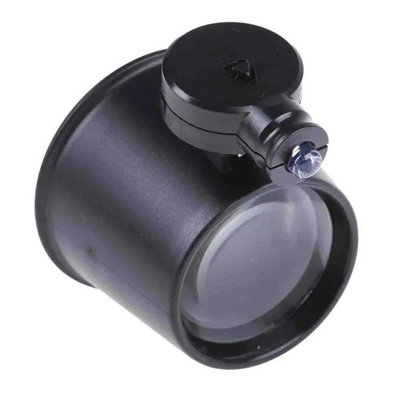 RS PRO Illuminated Eye Magnifier 4x Magnification with Adjustable LED Light 394-188