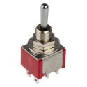 RS PRO DPDT Toggle Switch Panel Mount On-Off-On Solder Terminal 26 V dc 112 V ac 394-421