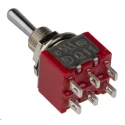 RS PRO DPDT Toggle Switch Panel Mount On-Off-On Solder Terminal 26 V dc 112 V ac 394-421