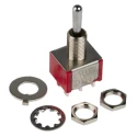 RS PRO DPDT Toggle Switch Panel Mount On-Off-On Solder Terminal 26 V dc 112 V ac 394-421