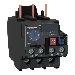 Schneider Electric TeSyS LR Thermal Overload Relay 1 NO/1 NC 10A Relay Contact Current 7–10 A Adjustable Current LRD1514