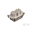 TE Connectivity Heavy Duty Power Connector Insert Female, 16A, 10 Contacts, HDC HE Series T2040102201-000
