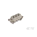 TE Connectivity Heavy Duty Power Connector Insert 35A, HDC HSB Series Female 6 Contacts T2060062201-000