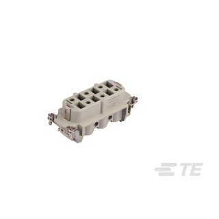 TE Connectivity Heavy Duty Power Connector Insert 35A, HDC HSB Series Female 6 Contacts T2060062201-000