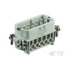 TE Connectivity Heavy Duty Power Connector Insert 10 Contacts 10A 250V HDC HA Series Male T2010102101-000