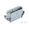 TE Connectivity Heavy Duty Power Connector Insert 10A 250V Panel Mount Male 25 Contacts HDC HD Series T2020252101-000