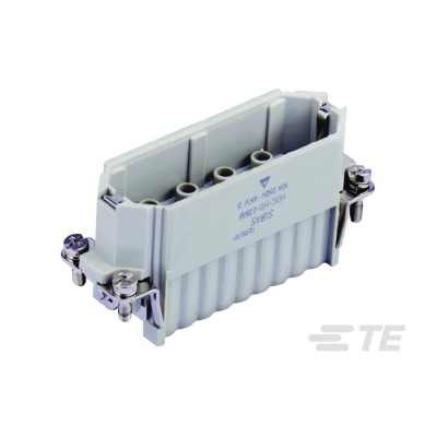 TE Connectivity Heavy Duty Power Connector Insert 10A 250V Panel Mount Male 25 Contacts HDC HD Series T2020252101-000