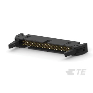 TE Connectivity AMP-LATCH Series Straight Through Hole PCB Header 40 Contacts 2.54 mm Pitch 2 Row Shrouded 5499206-9