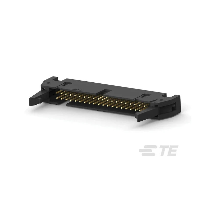TE Connectivity AMP-LATCH Series Straight Through Hole PCB Header 40 Contacts 2.54 mm Pitch 2 Row Shrouded 5499206-9