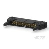 TE Connectivity AMP-LATCH Series Straight Through Hole PCB Header, 34 Contacts, 2.54 mm Pitch, 2 Row, Shrouded 5499206-8