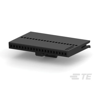 TE Connectivity FFC Female PCB Connector Housing Nylon Cable Mount 1.27 mm Pitch 20 Contacts 1 Row Straight 1-487545-7