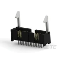 TE Connectivity PCB Header AMP-LATCH Series Straight Through Hole, 20 Contacts, 2.54 mm Pitch, 2 Row, Shrouded 104128-4