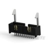 TE Connectivity PCB Header AMP-LATCH Series Straight Through Hole, 20 Contacts, 2.54 mm Pitch, 2 Row, Shrouded 104128-4