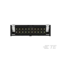 TE Connectivity PCB Header AMP-LATCH Series Straight Through Hole, 20 Contacts, 2.54 mm Pitch, 2 Row, Shrouded 104128-4