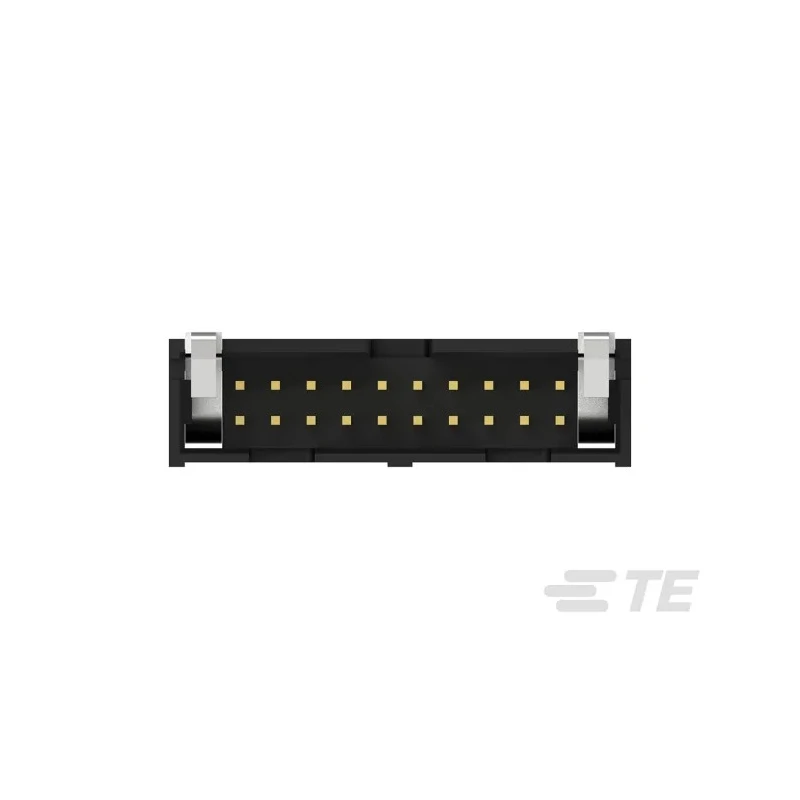 TE Connectivity PCB Header AMP-LATCH Series Straight Through Hole, 20 Contacts, 2.54 mm Pitch, 2 Row, Shrouded 104128-4