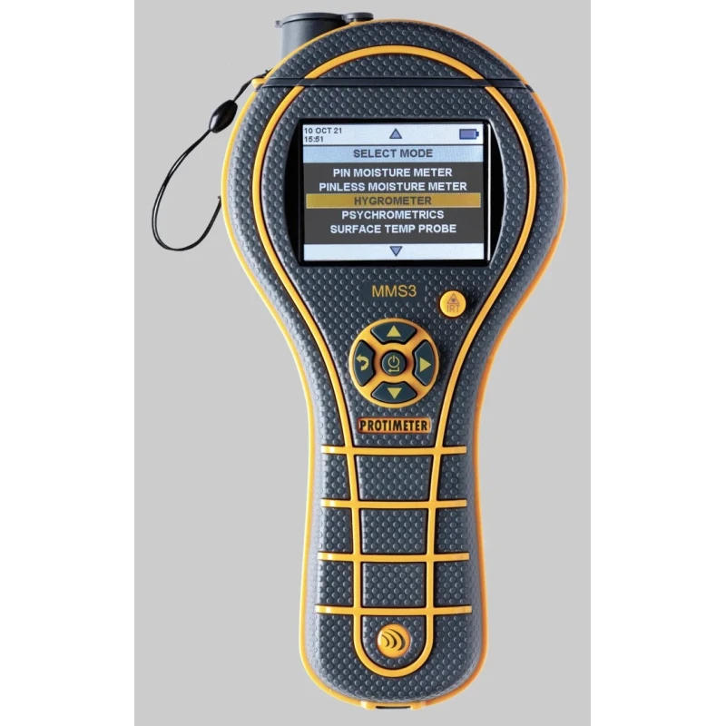Protimeter Moisture Meter with LCD Display Battery-Powered IP65 Compact Data Logger BLD9800-S MMS3- Survey BLD9800-S