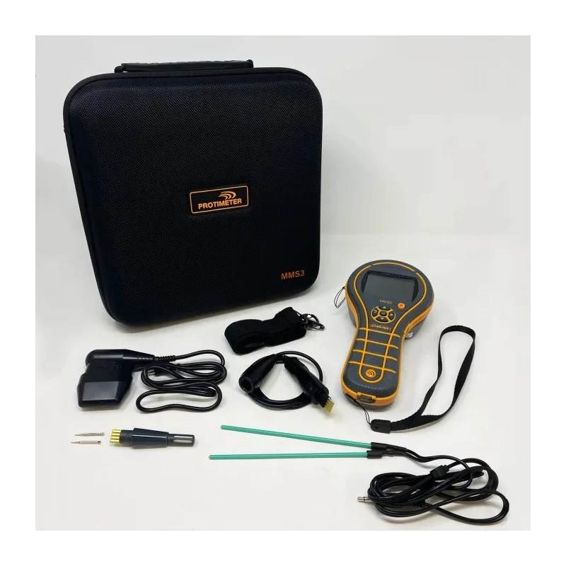 Protimeter Moisture Meter with LCD Display Battery-Powered IP65 Compact Data Logger BLD9800-S MMS3- Survey BLD9800-S