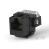 TE Connectivity RJ45 Connector Female Surface Mount Cat3 Unshielded Right Angle 2 Port 8 Way 216005-4