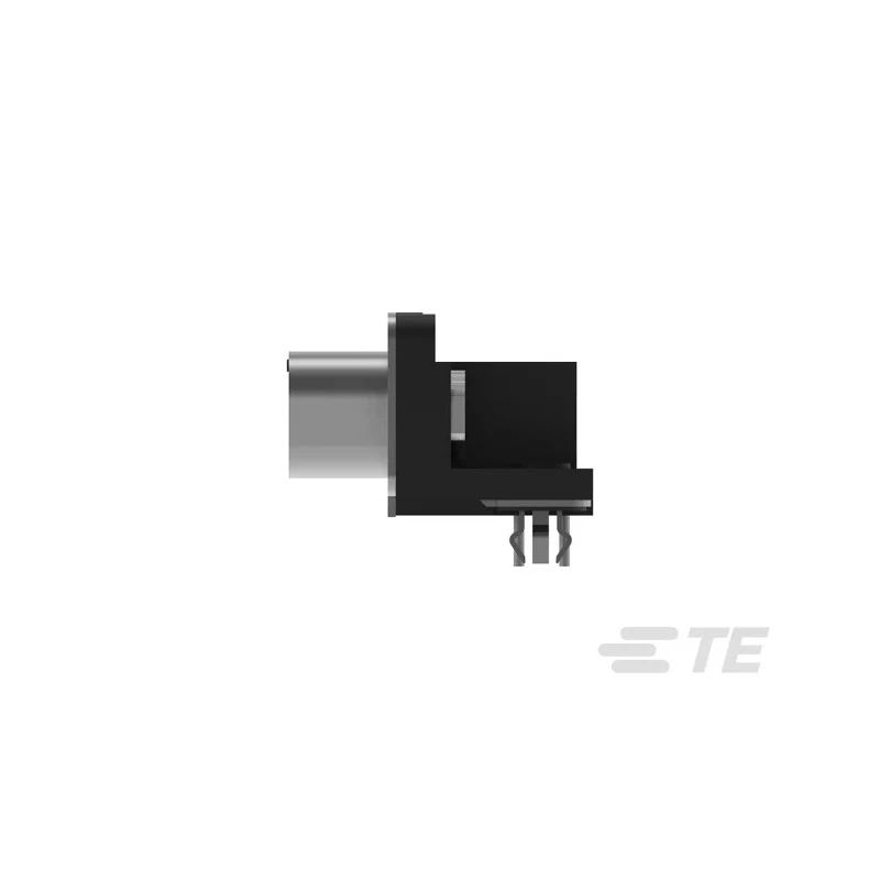 TE Connectivity 9 Way Right Angle 2.74 mm Pitch Through Hole D-Sub Connector Female 747844-3