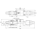 Honeywell Technologies Amplified Airflow Sensor for Dry Gas 0L/min to 20L/min, Plastic Housing, 15V Supply AWM5000
