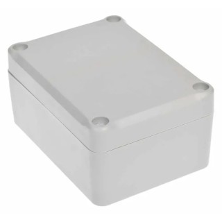 RS PRO Grey Lid ABS General Purpose Enclosure with IP67 and IK09 Protection, 41.7 mm x 88.2 mm x 64.3 mm 192-0710