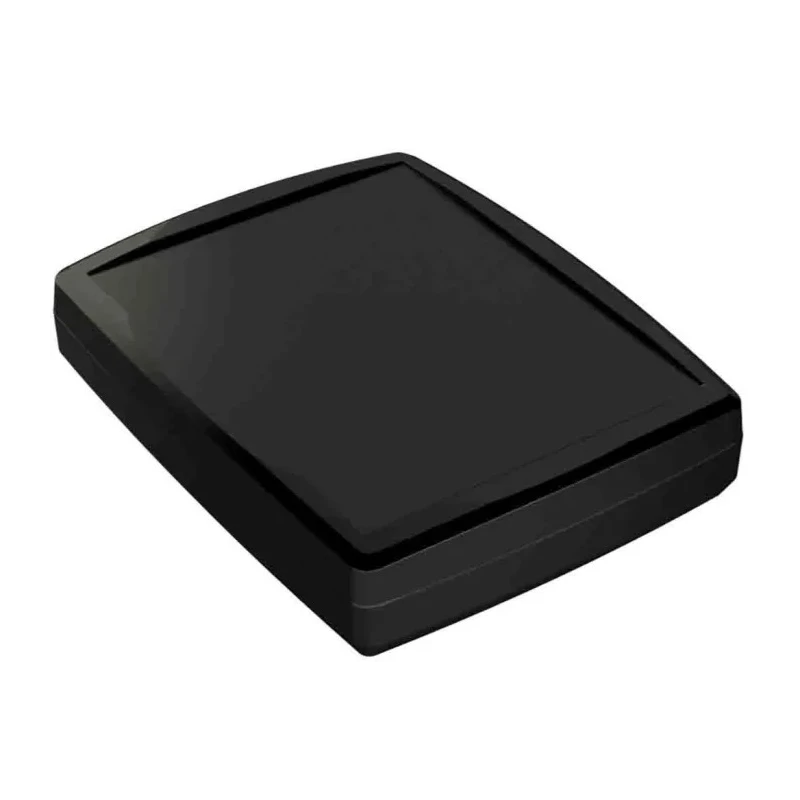 RS Pro Black Black Lid ABS General Purpose Enclosure IP64, IK07, 38.4mm x 184.8mm x 144.6mm 192-0717