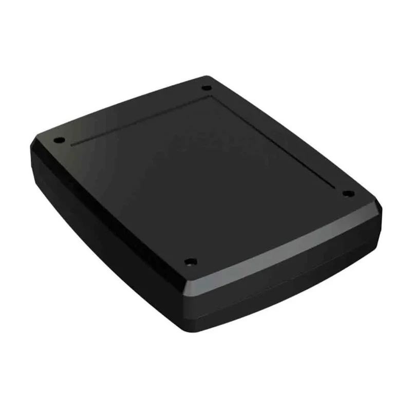 RS Pro Black Black Lid ABS General Purpose Enclosure IP64, IK07, 38.4mm x 184.8mm x 144.6mm 192-0717