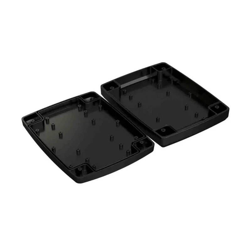 RS Pro Black Black Lid ABS General Purpose Enclosure IP64, IK07, 38.4mm x 184.8mm x 144.6mm 192-0717