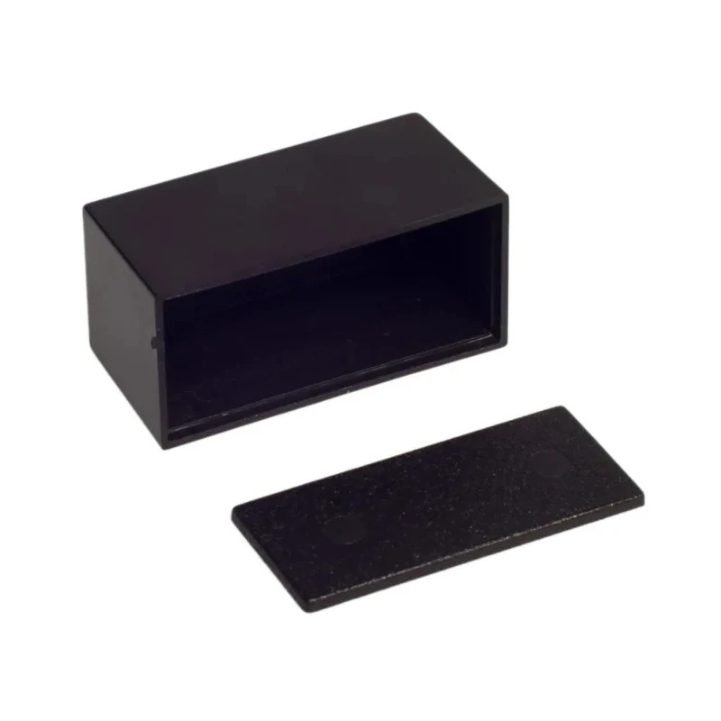 RS PRO Black Lid ABS Enclosure, IP52 Protection, 22.5 mm x 46 mm x 22 mm IP52