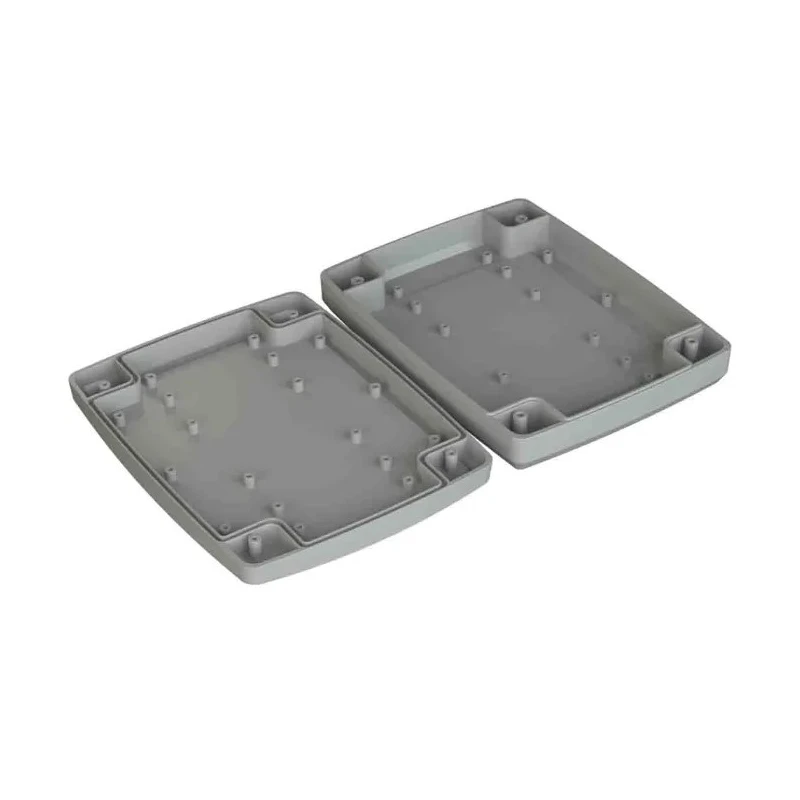 RS PRO Grey Lid ABS Enclosure, Hermetically Sealed IP64, IK07, 38.4 mm x 184.8 mm x 144.6 mm 192-0718