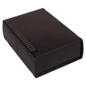 RS PRO Black ABS Enclosure with Black Lid IP53 Rated IK06 Impact Resistance 65.3 mm x 185.8 mm x 135.9 mm 192-0756