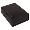 RS PRO Black ABS Enclosure with Black Lid IP53 Rated IK06 Impact Resistance 65.3 mm x 185.8 mm x 135.9 mm 192-0756