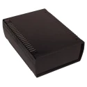 RS PRO Black ABS Enclosure with Black Lid IP53 Rated IK06 Impact Resistance 65.3 mm x 185.8 mm x 135.9 mm 192-0756