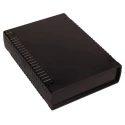 RS PRO Black Black Lid ABS Enclosure IP53 IK06 45.5 mm x 184.6 mm x 135.9 mm 192-0757
