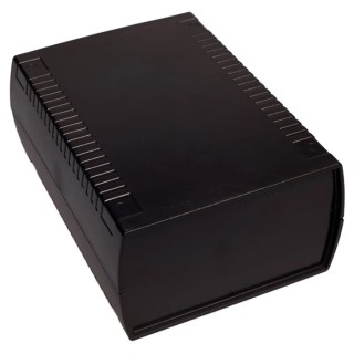 RS PRO Black Lid ABS Enclosure IP53 IK06 84.8 mm x 185.8 mm x 135.7 mm 192-0758