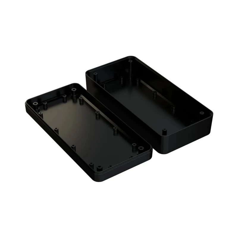 RS PRO Black Lid ABS General Purpose Enclosure IP54 IK07 50.5 mm x 189.9 mm x 89.8 mm 192-0765