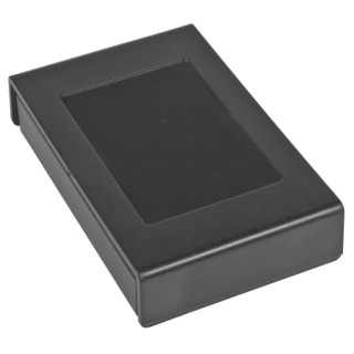 RS PRO Black Black Lid ABS Enclosure, IP40 Dust Protection, IK07 Shock Resistant, 24.7 mm x 108.3 mm x 69.1 mm 192-0764