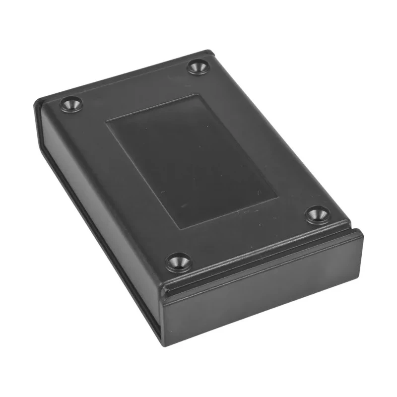 RS PRO Black Black Lid ABS Enclosure, IP40 Dust Protection, IK07 Shock Resistant, 24.7 mm x 108.3 mm x 69.1 mm 192-0764