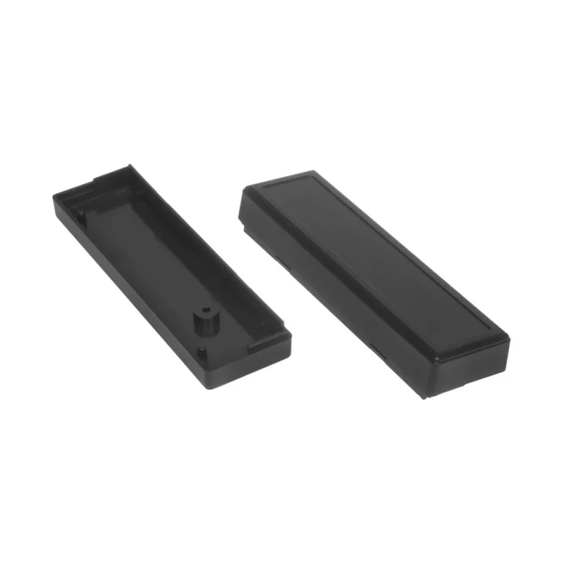 RS PRO Black Black Lid ABS Enclosure IK04 21.5 mm x 105 mm x 30 mm IK04
