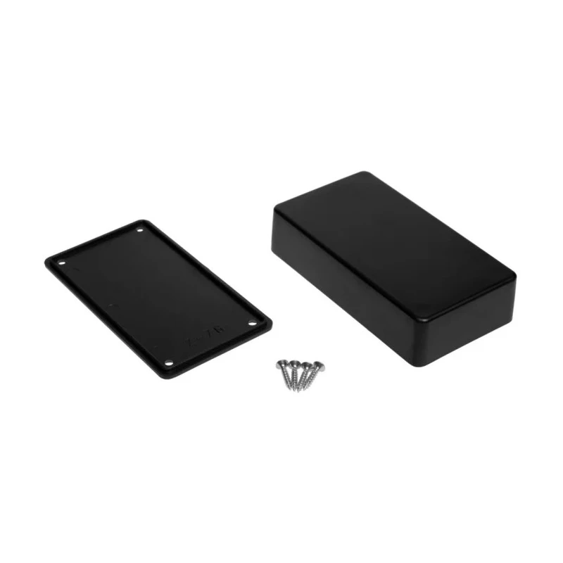 RS PRO Black ABS Enclosure IP54 IK06 28.3 mm x 109.9 mm x 59.9 mm 192-0795