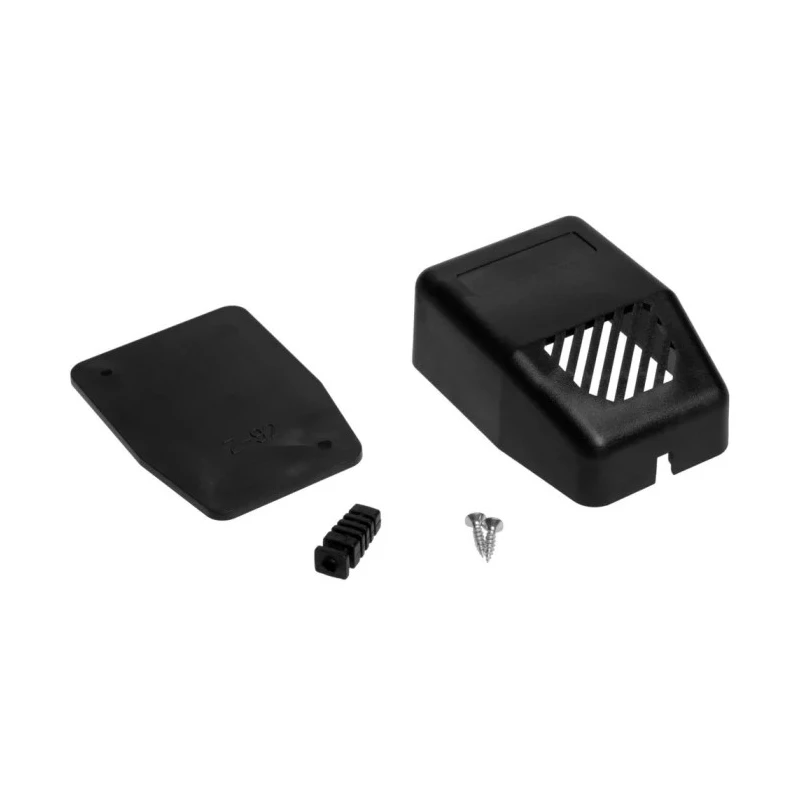 RS PRO Black ABS Two-Part General Purpose Enclosure IP20 IK03 34.6 mm x 102 mm x 60.8 mm 192-0800