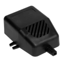 RS PRO Black ABS Two-Part IP20 General Purpose Enclosure with IK03 Shock Protection, 34.7 mm x 102 mm x 77.5 mm 192-0801
