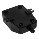 RS PRO Black ABS Two-Part IP20 General Purpose Enclosure with IK03 Shock Protection, 34.7 mm x 102 mm x 77.5 mm 192-0801