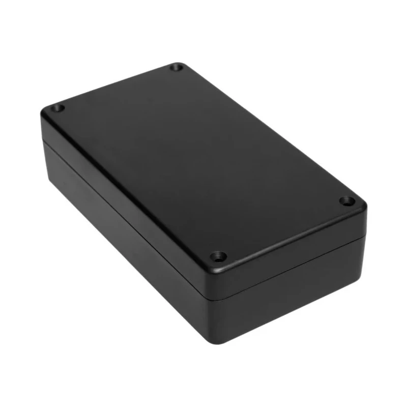 RS PRO Black ABS Enclosure IP53 IK06 42.3 mm x 154.1 mm x 84.7 mm 192-0798