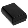 RS PRO Black ABS Two-Part General Purpose Enclosure, 26.7 mm Height x 65.8 mm Length x 46.8 mm Width 192-0802